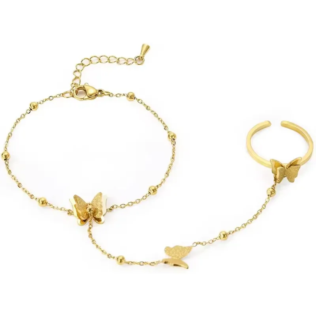 Butterfly Finger Bracelet