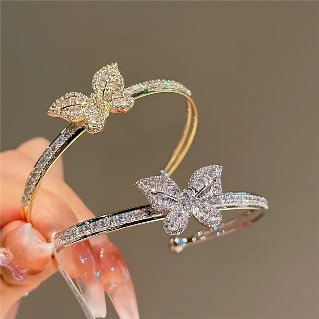 Butterfly Bangle Cuff